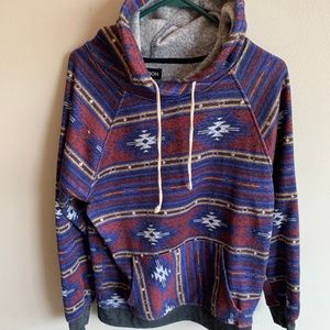 Aztec / Tribal Print Hoodie
